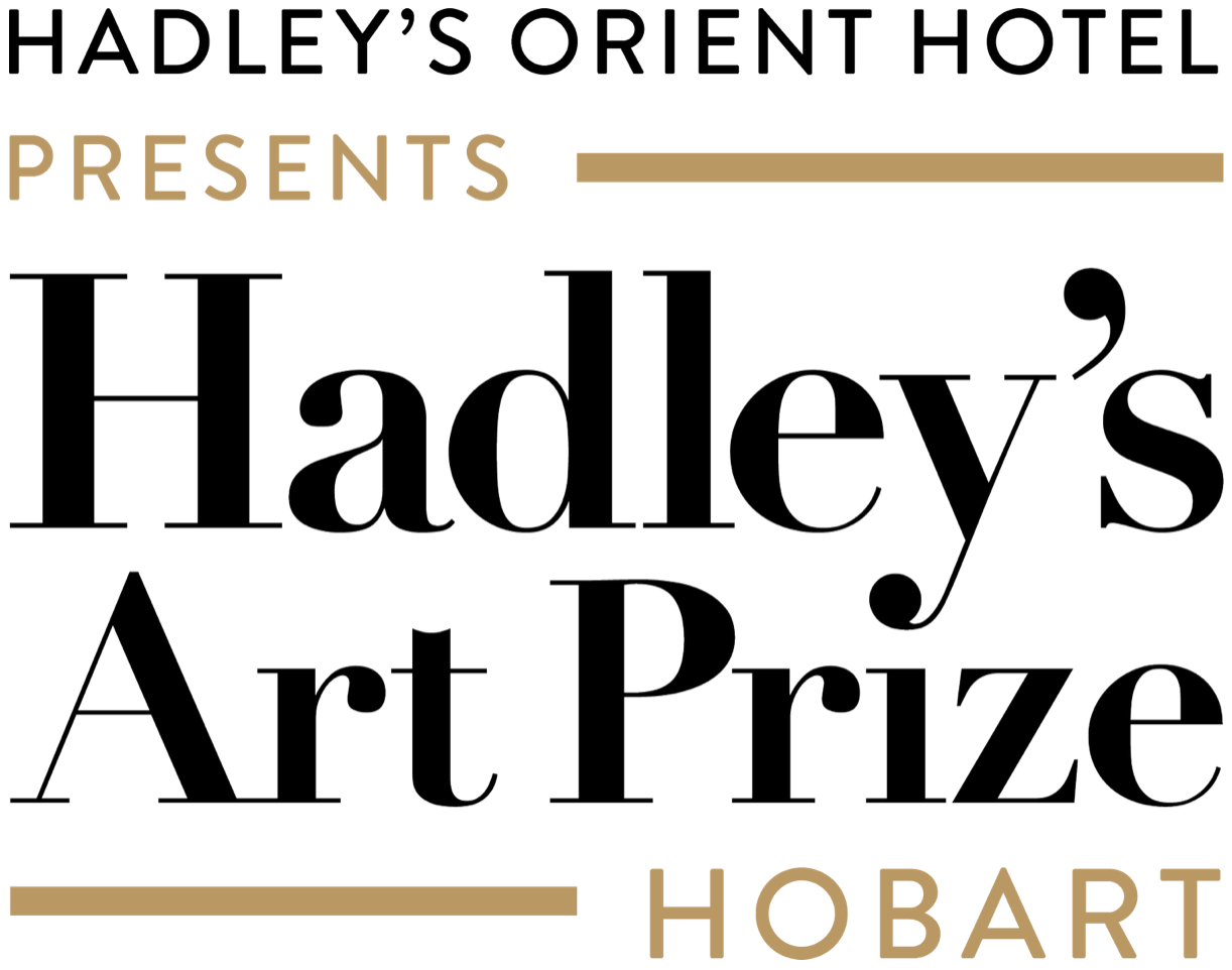 Headline reading "Hadley's Orient Hotel Presents Hadley's Art Prize Hobart"